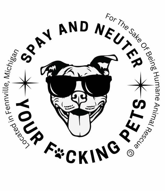 “Spay/Neuter your ….. Pets” Sticker