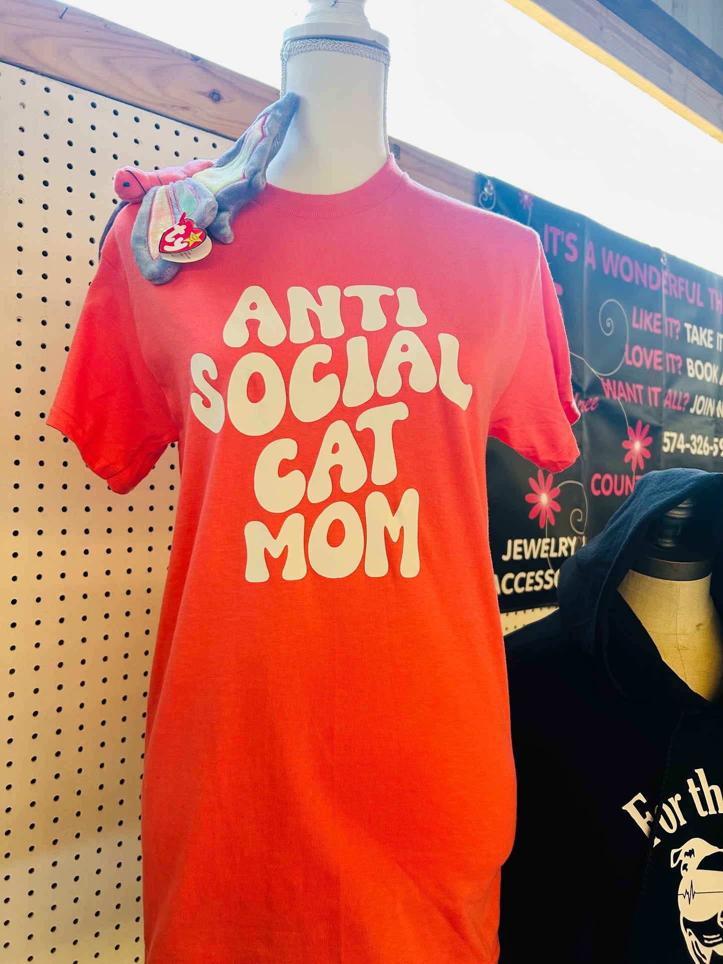Anti-Social Cat mom T-Shirt